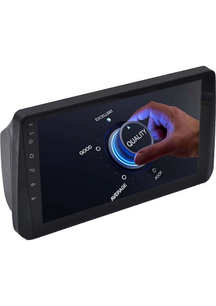 Fiat Egea Araç Multimedya Android Ekran Carplay Navigasyon Double Teyp 4+64 9" 20-21 Black