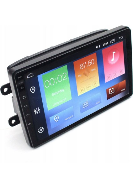 Dacia Duster Araç Multimedya Android Ekran Carplay Navigasyon Double Teyp 4+64 9" 13-17 Black