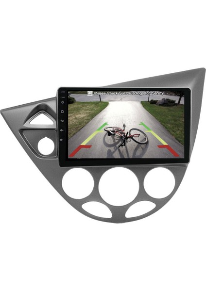 Ford Focus 1 Araç Multimedya Android Ekran Carplay Navigasyon Double Teyp 4+64 9" 99-04 Gri