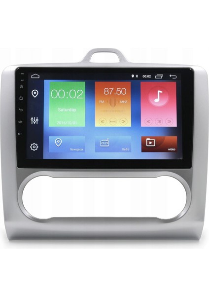 Ford Focus 2 Araç Multimedya Android Ekran Carplay Double Teyp 4+64 9" 05-11 Dijital Silver modelleri
