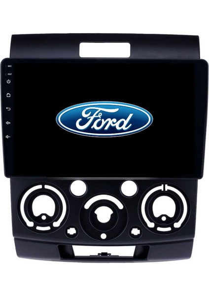 Ford Ranger Araç Multimedya Android Ekran Carplay Navigasyon Double Teyp 4+64 9" 07-11 Black