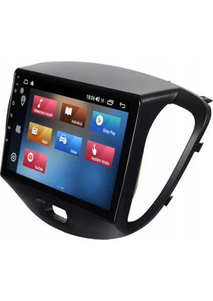 Hyundai I10 Araç Multimedya Android Ekran Carplay Navigasyon Double Teyp 4+64 9" 08-12 Black