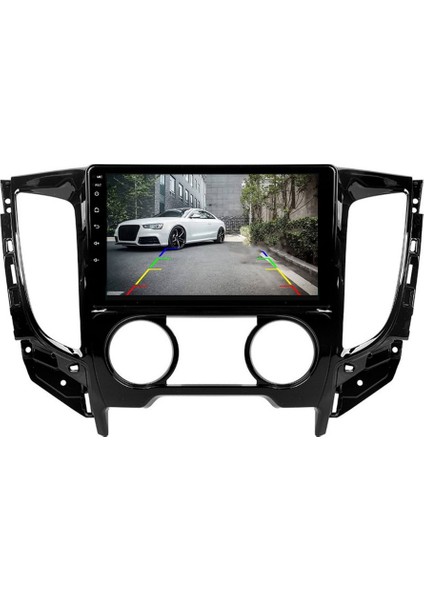 Mitsubishi L200 Araç Multimedya Android Ekran Carplay Navigasyon 4+64 9" 15-21 Analog P.black