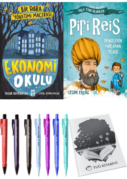 Ekonomi Okulu Bir Para Yönetimi Macerası ve Piri Reis Denizlerin Parlayan Yıldızı + Hediyeli