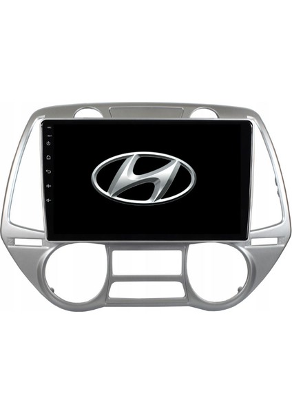 Hyundai I20 Araç Multimedya Android Ekran Carplay Double Teyp 4+64 9" 08-12 Dijital Y Silver