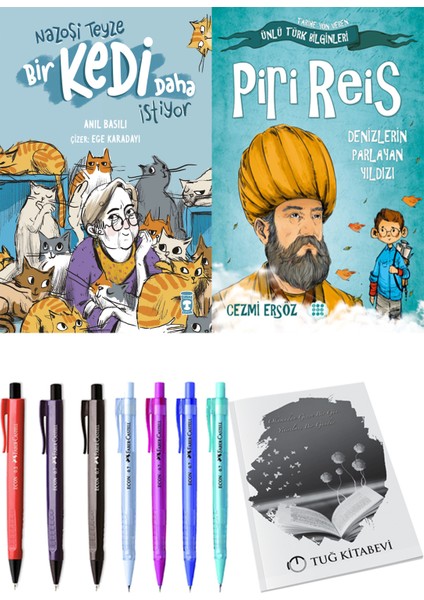 Nazoşi Teyze Bir Kedi Daha Istiyor ve Piri Reis Denizlerin Parlayan Yıldızı + Hediyeli