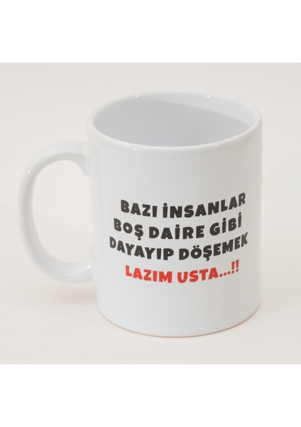 Yazılı Kupa Bardak Yazı