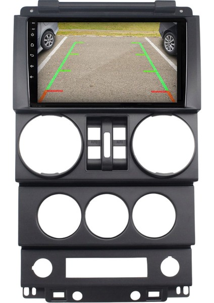 Jeep Wrangler Araç Multimedya Android Ekran Carplay Navigasyon Double Teyp 4+64 9" 07-10 Black