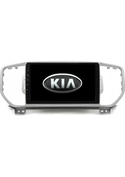 Kia Sportage Araç Multimedya Android Ekran Carplay Navigasyon Double Teyp 4+64 9" 16-18 Silver