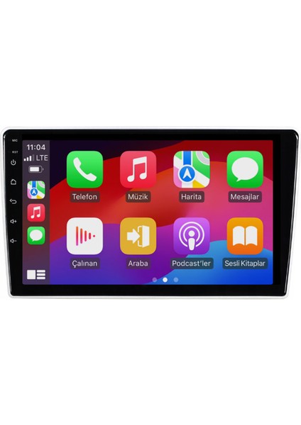 Kia Sportage Araç Multimedya Android Ekran Carplay Double Teyp 4+64 9" 05-09 Silver Kck
