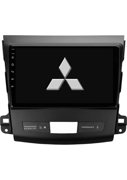 Mitsubishi Outlander Araç Multimedya Android Ekran Carplay Double Teyp 4+64 9" 08-12 Black