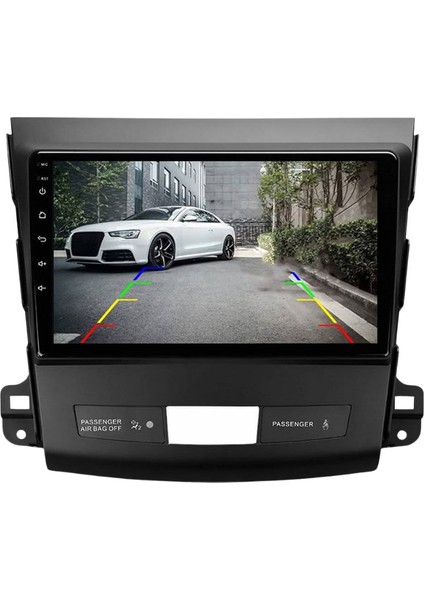 Mitsubishi Outlander Araç Multimedya Android Ekran Carplay Double Teyp 4+64 9" 08-12 Black