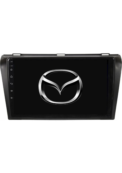 Mazda Mazda 3 Araç Multimedya Android Ekran Carplay Navigasyon Double Teyp 4+64 9" 04-09 Black