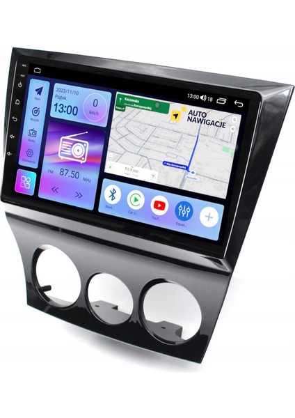 Mazda Rx-8 Araç Multimedya Android Ekran Carplay Double Teyp Navigasyon 4+64 9" 09-11 P.black