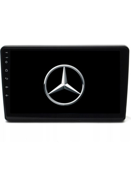 Mercedes C Class W203 Araç Multimedya Android Ekran Carplay Double Teyp 4+64 9" 00-04 Black