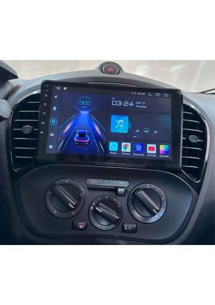 Nissan Juke Araç Multimedya Android Ekran Carplay Double Teyp Navigasyon 4+64 9" 11-19 P.black