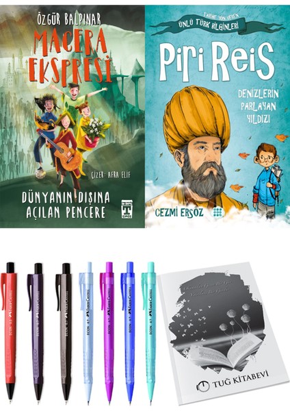 Macera Ekspresi Dünyanın Dışına Açılan Pencere ve Piri Reis Denizlerin Parlayan Yıldızı + Hediyeli