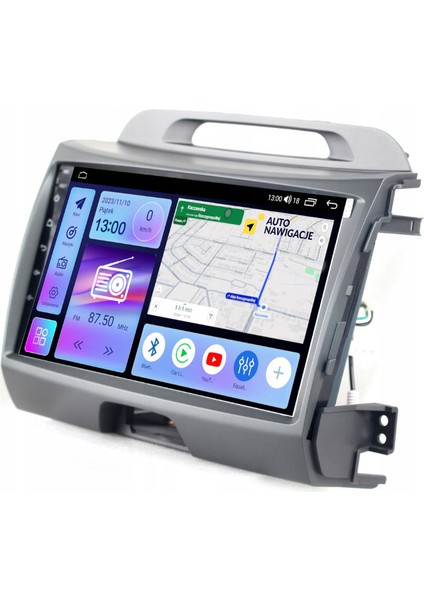 Kia Sportage Araç Multimedya Android Ekran Carplay Navigasyon Double Teyp 4+64 9" 10-15 Gri fiyatları