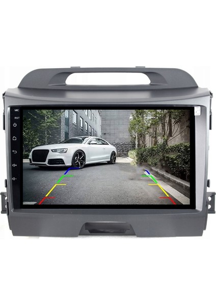 Kia Sportage Araç Multimedya Android Ekran Carplay Navigasyon Double Teyp 4+64 9" 10-15 Gri fırsatları
