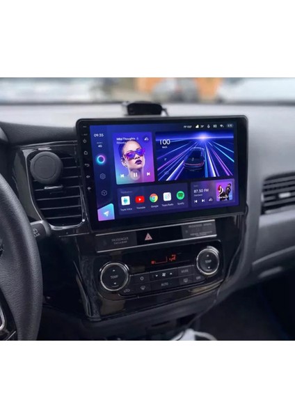 Mitsubishi Outlander Araç Multimedya Android Ekran Carplay Navigasyon 4+64 9" 13-20 P.black