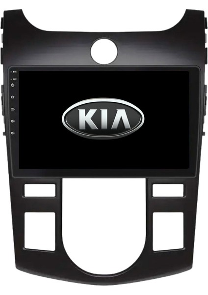 Kia Cerato Araç Multimedya Android Ekran Carplay Navigasyon Double Teyp 4+64 9" 08-10 Black