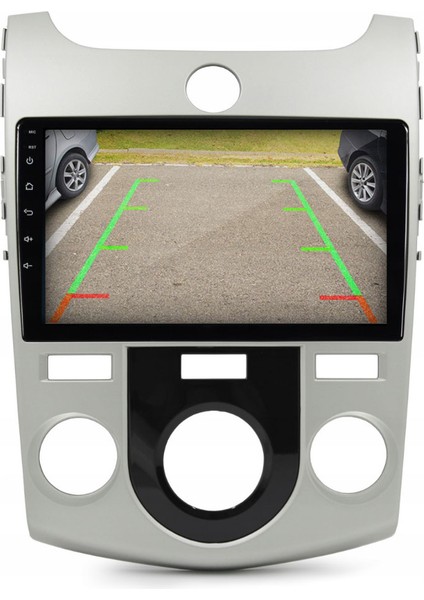 Kia Cerato Araç Multimedya Android Ekran Carplay Navigasyon Double Teyp 4+64 9" 08-13 Silver