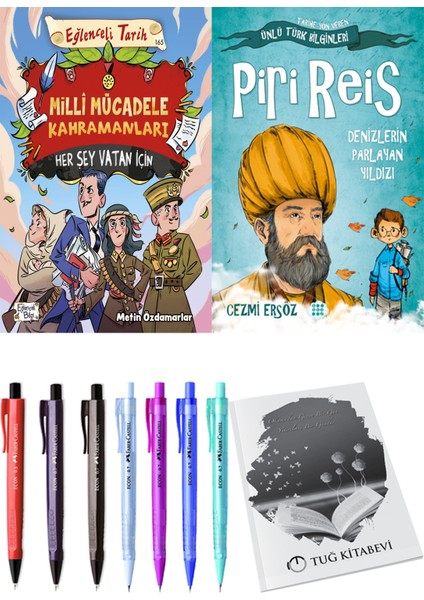 Milli Mücadele Kahramanları ve Piri Reis Denizlerin Parlayan Yıldızı + Hediyeli
