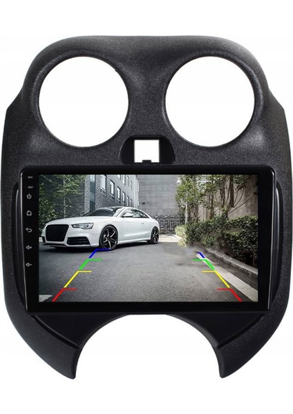 Nissan Micra Araç Multimedya Android Ekran Carplay Navigasyon Double Teyp 4+64 9" 11-13 Black