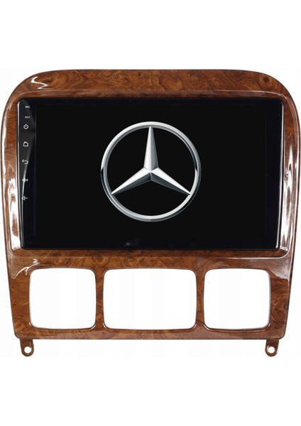 Mercedes S Class Araç Multimedya Android Ekran Carplay Double Teyp 4+64 9" 99-05 Maun