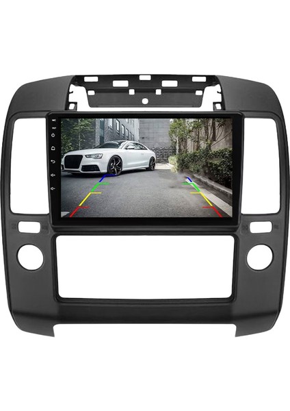 Nissan Navara Araç Multimedya Android Ekran Carplay Navigasyon Double Teyp 4+64 9" 05-10 Black