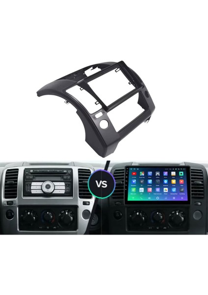 Nissan Navara Araç Multimedya Android Ekran Carplay Navigasyon Double Teyp 4+64 9" 05-10 Black