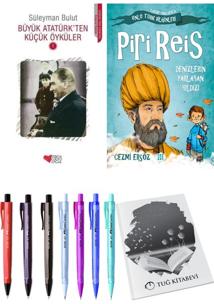 Büyük Atatürk'ten Küçük Öyküler 1 ve Piri Reis Denizlerin Parlayan Yıldızı + Hediyeli