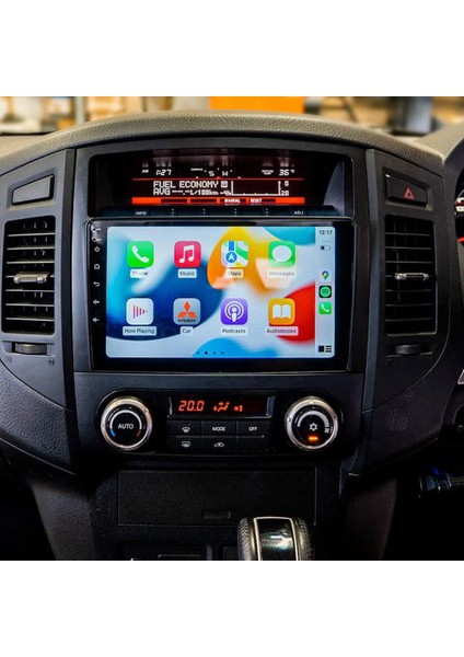 Mitsubishi Pajero Araç Multimedya Android Ekran Carplay Double Teyp 4+64 9" 07-17 Black