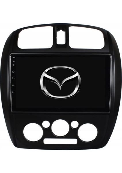 Mazda Mazda 323 Araç Multimedya Android Ekran Carplay Double Teyp 4+64 9" 99-03 Black