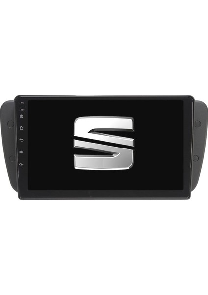 Seat Ibiza Araç Multimedya Android Ekran Carplay Navigasyon Double Teyp 4+64 9" 09-15 Gri