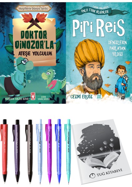 Doktor Dinozor'la Ateşe Yolculuk ve Piri Reis Denizlerin Parlayan Yıldızı + Hediyeli