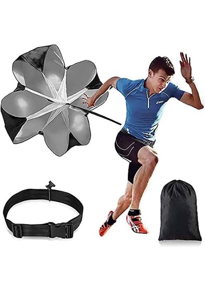 Futbol Antrenman Direnç Şemsiyesi, Siyah (Yurt Dışından)