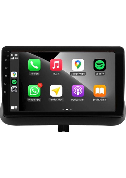 Toyota Corolla Araç Multimedya Android Ekran Carplay Double Teyp 4+64 9" 98-02 Black