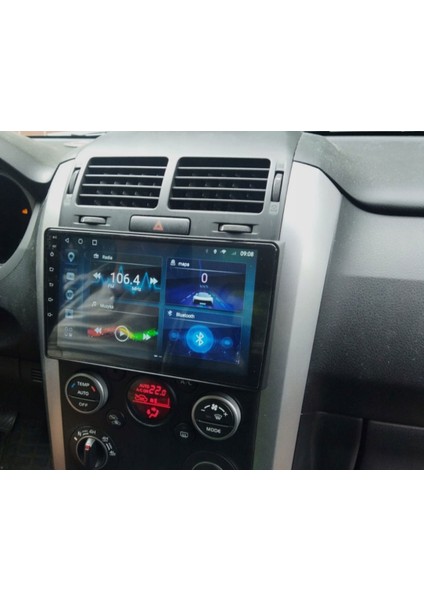 Suzuki Vitara Araç Multimedya Android Ekran Carplay Navigasyon Double Teyp 4+64 9" 06-12 Black