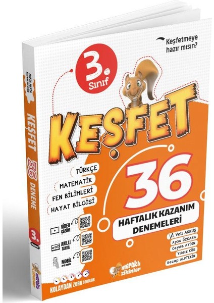 Yayıncılık 3. Sınıf Keşfet 36 Haftalık Kazanım Denemeleri