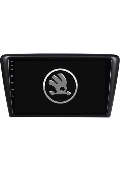 Skoda Rapid Araç Multimedya Android Ekran Carplay Navigasyon Double Teyp 4+64 9" 13-18 Black