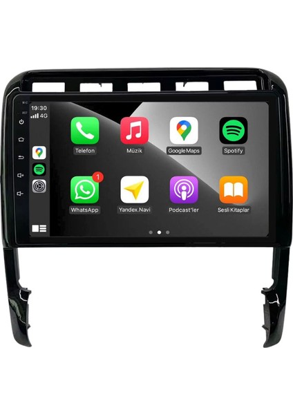 Porsche Cayenne Araç Multimedya Android Ekran Carplay Double Teyp 4+64 9" 03-10 P.black