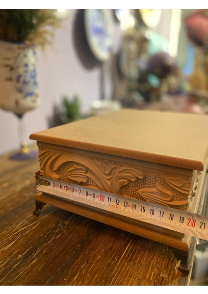 Ahşap Aplikli Dikdörtgen Kutu modelleri