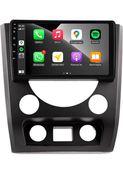 Ssangyong Rexton Araç Multimedya Android Ekran Carplay Double Teyp 4+64 9" 13-16 Black