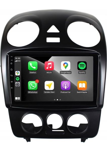 Volkswagen Beetle Araç Multimedya Android Ekran Carplay Double Teyp 4+64 9" 04-07 Black fiyatları
