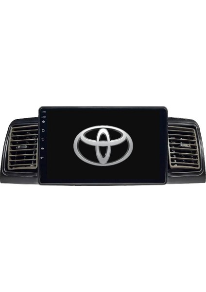 Toyota Corolla Araç Multimedya Android Ekran Carplay Double Teyp 4+64 9" 02-06 Black