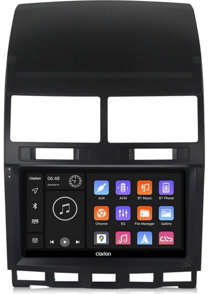 Volkswagen Touareg Araç Multimedya Android Ekran Carplay Double Teyp 4+64 9" 03-09 Black Alt