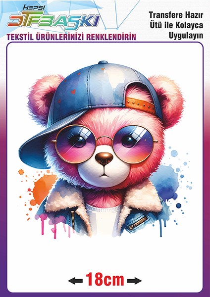 Ütü ile Yapışan Tekstil Transfer Baskı