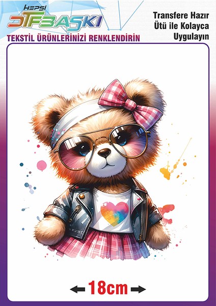 Ütü ile Yapışan Tekstil Transfer Baskı