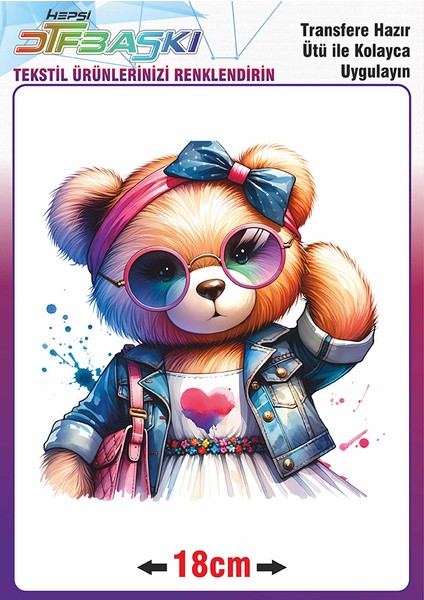 Ütü ile Yapışan Tekstil Transfer Baskı